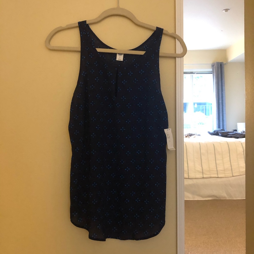 Navy tank top